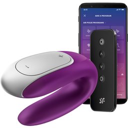 Double Fun Vibromasseur Connecté pour Couples