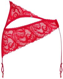 Atenica porte-jarretelles rouge Rouge