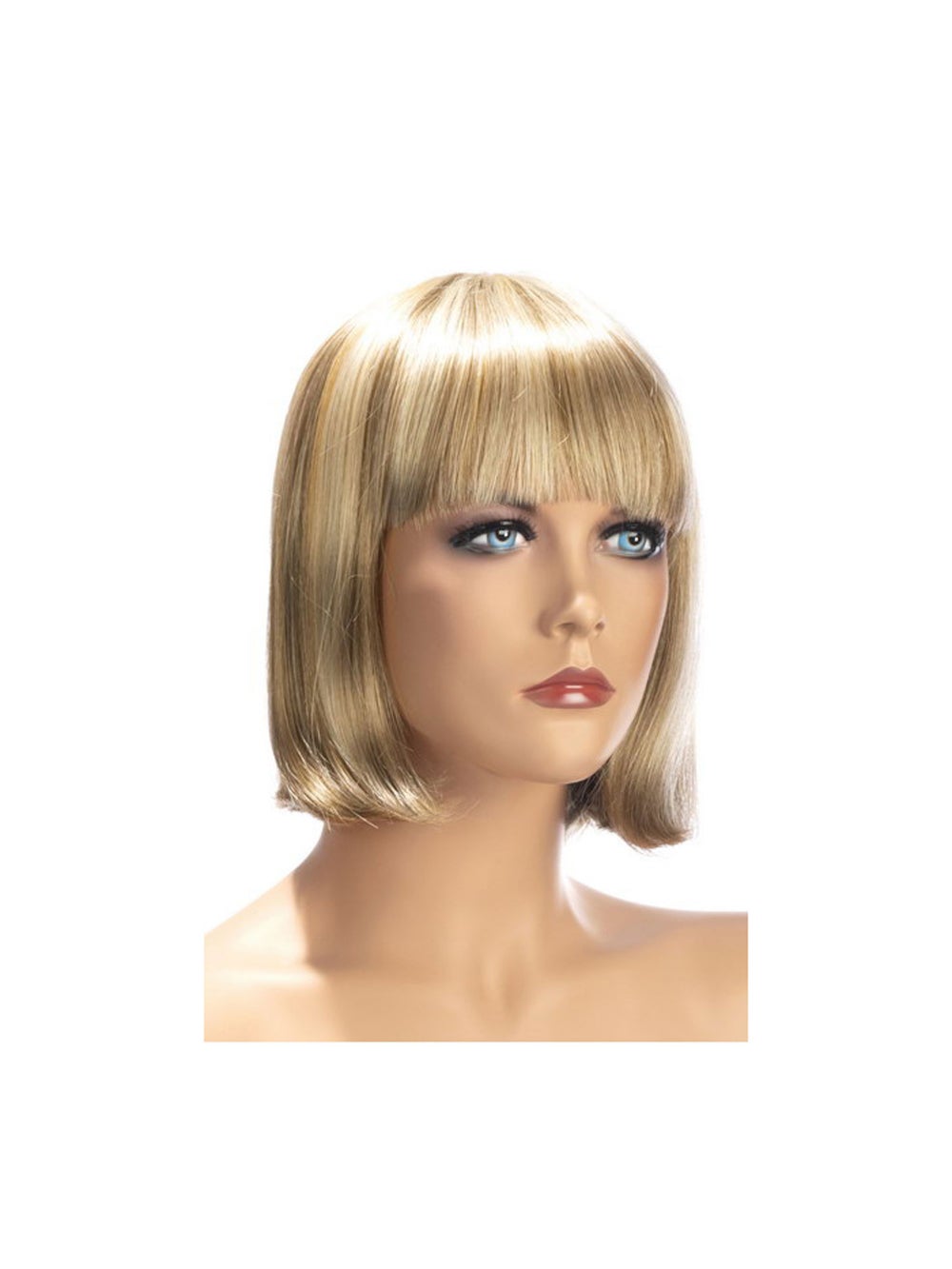 Perruque Carré Frange Sophie Blonde Méchée