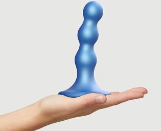 Plug Bleu Dildo Balls Taille S