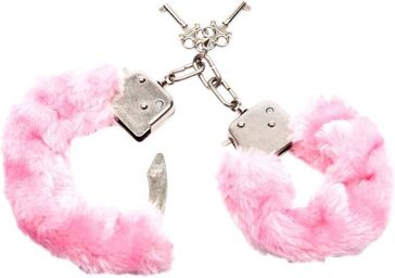 Menottes Fausse Fourrure Furry Handcuffs Rose Rose