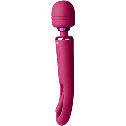 Kiku Wand à Double Extrémité et Stimulateur Point G à Battement