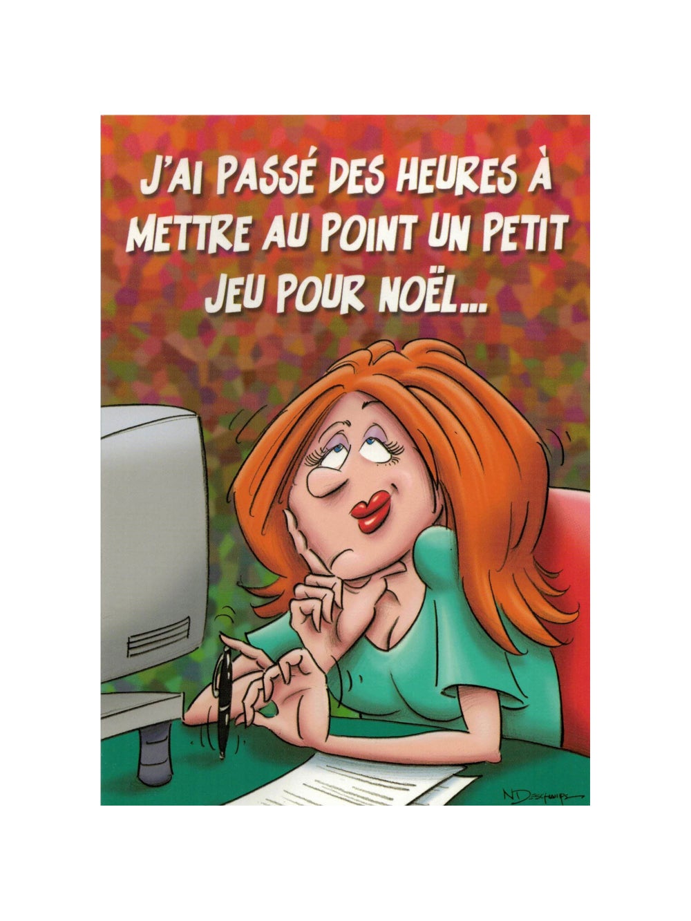 Carte de Noël Interactive Choix de Pipes