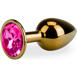 Bijou anal rosebud doré taille S 50g