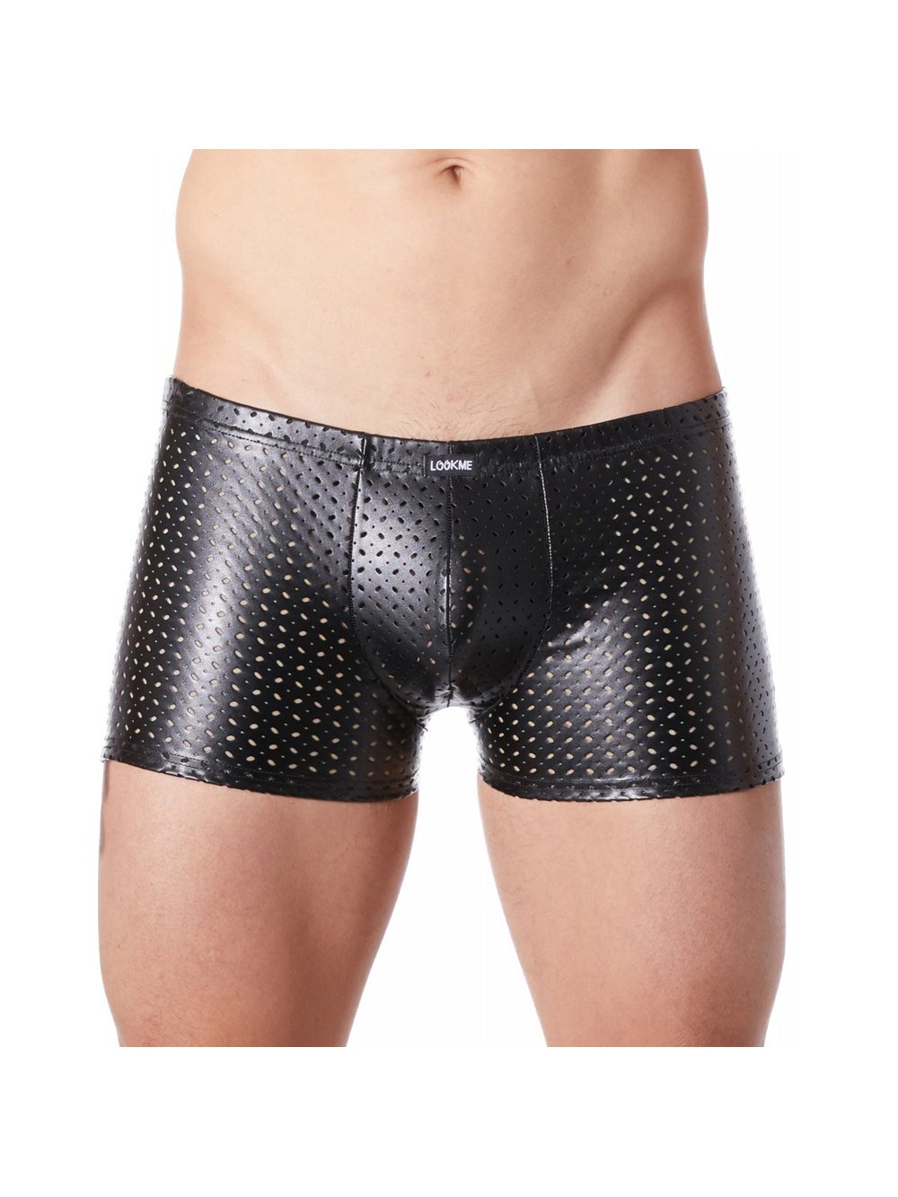 Boxer Effet Vinyle LM811 Noir