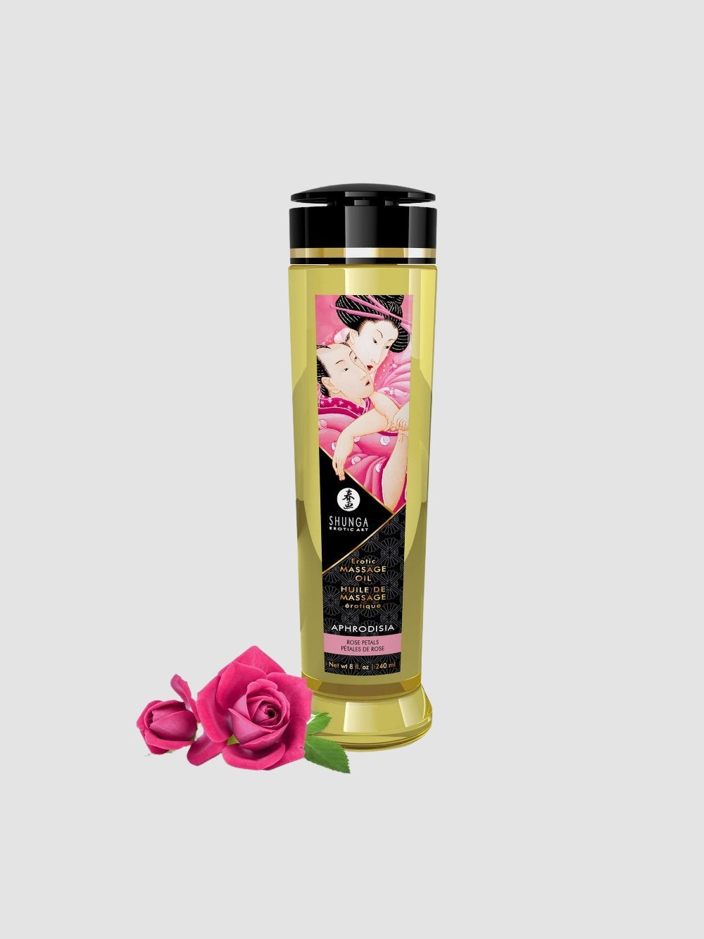 Huile de massage érotique Pétale de rose Shunga 240 ml