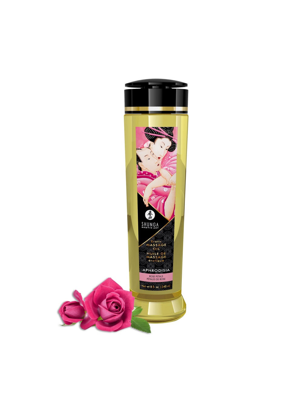 Huile de massage érotique Pétale de rose Shunga 240 ml