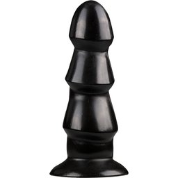 Dildo anal noir avec picots