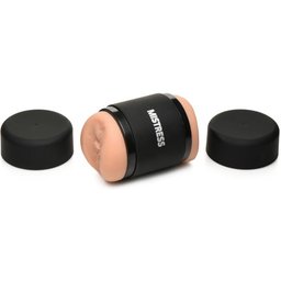 MISTRESS – Double Shot Mini Masturbateur – Beige