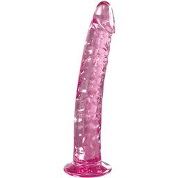 No 86 Gode en Verre Rose 17,5 cm