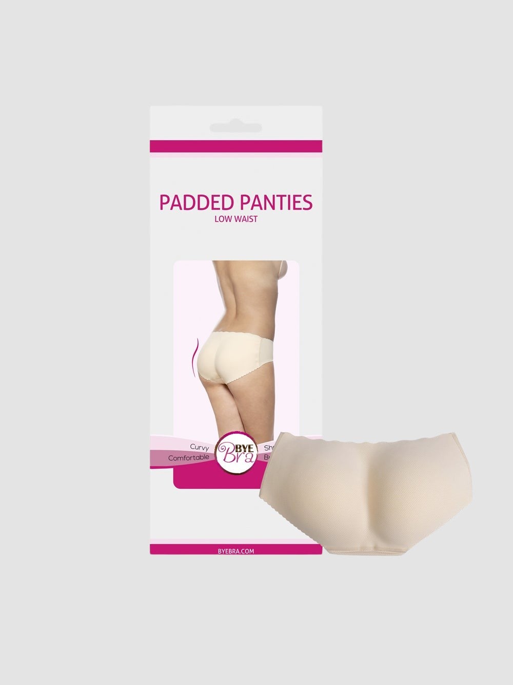 Culotte Rembourrée Taille Basse Beige
