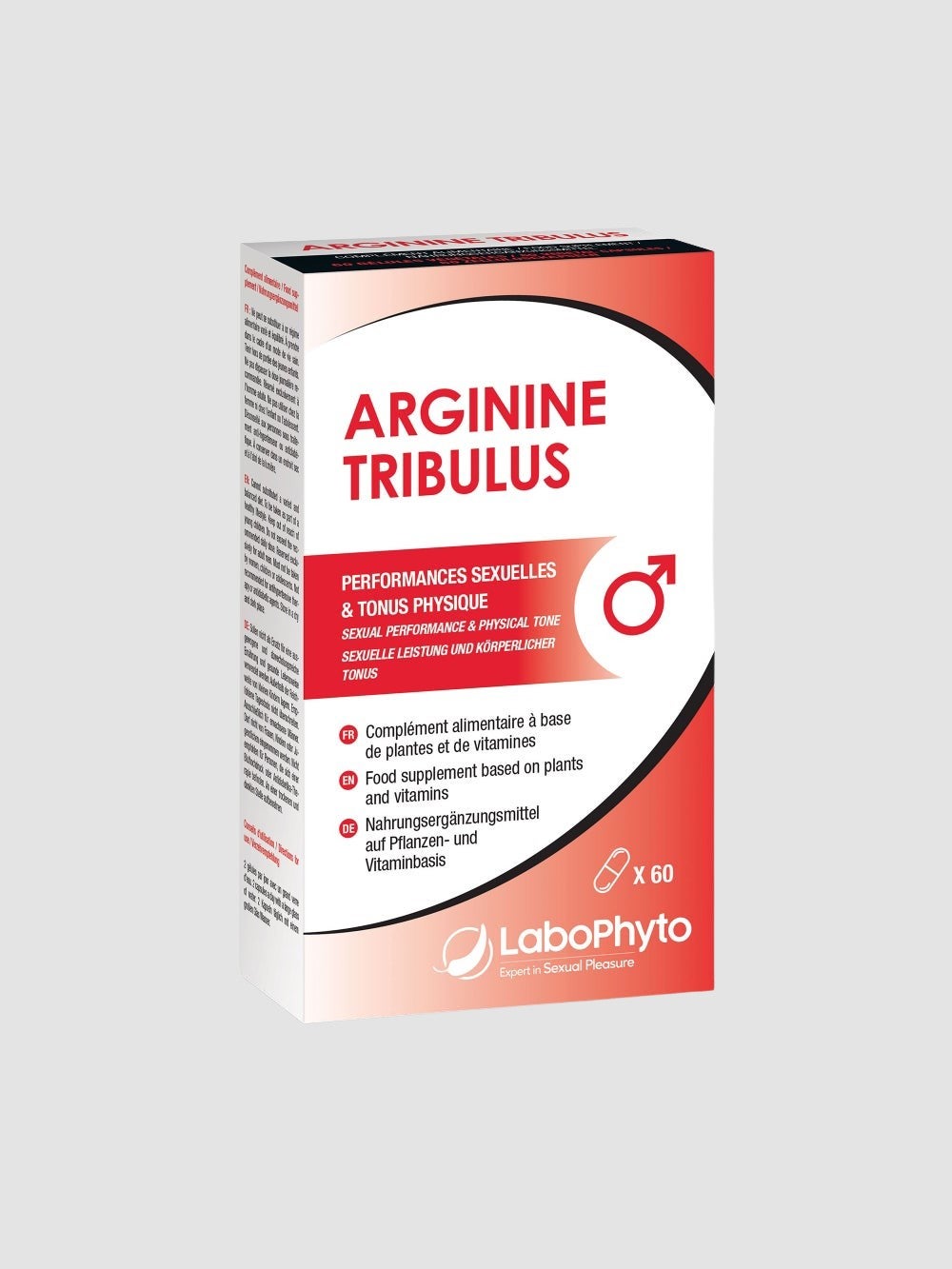 Aphrodisiaque Arginine Tribulus 60 gélules