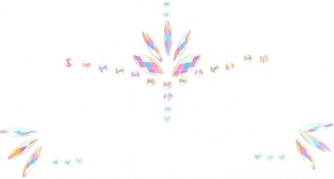 Body Jewelry Stickers - Face - Opal -1