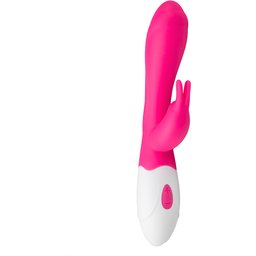 EasyToys - Vibro rabbit - Rose/Blanc