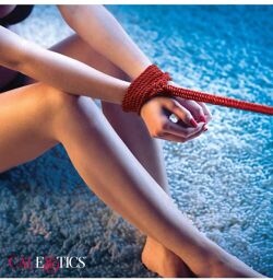 Corde Scandal BDSM Rope 30 M Rouge