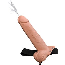 Gode-Ceinture Creux Éjaculateur 23 cm
