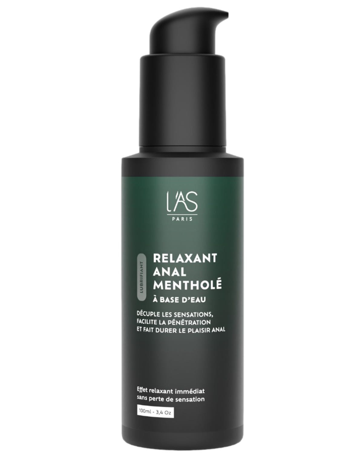 Lubrifiant relaxant anal mentholé