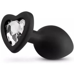 Plug Anal avec Diamant - Noir