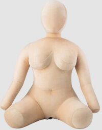 Poupée Plush Doll Chair rose