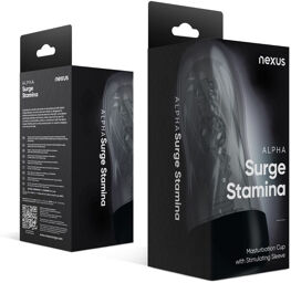 Masturbateur Alpha Surge Stamina à texture douce et flexible