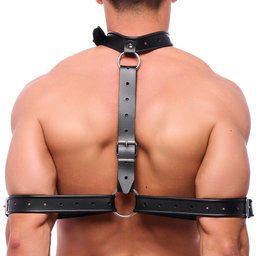 Collier Bondage en Cuir pour Bras