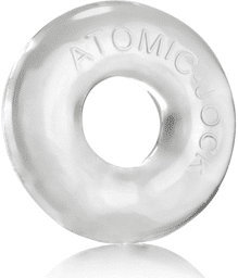 Do-Nut-2 - Jelly Cockring with Flat Inner Chamber - Clear