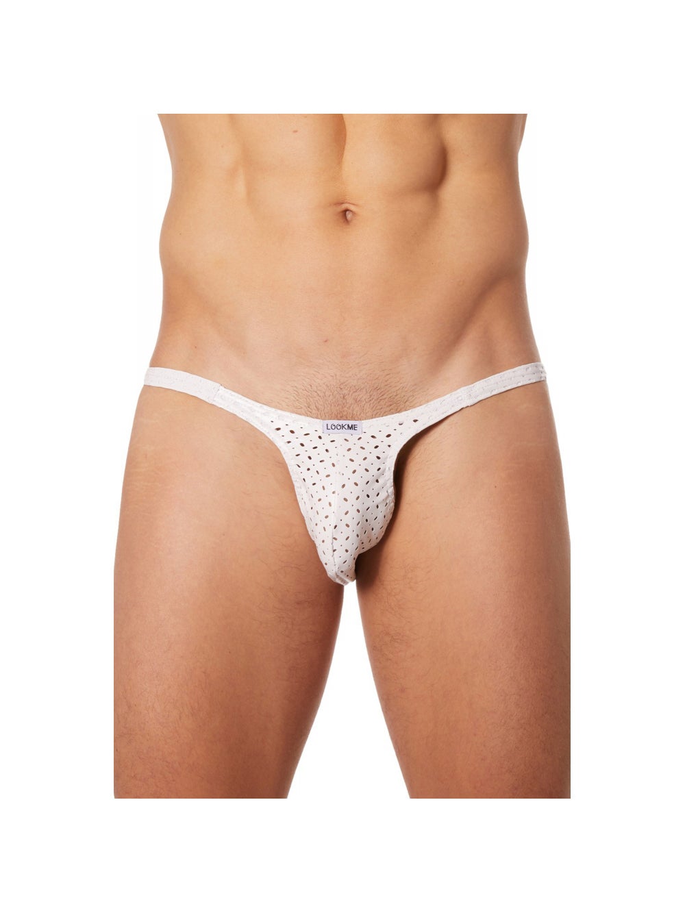 Slip Effet Vinyle LM811 Blanc