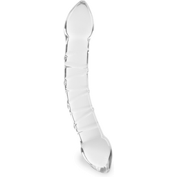 Double gode en verre Impulse gode vaginal ou anal homme ou femme - Crystal