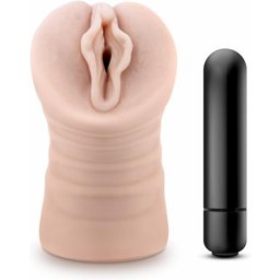 M for Men - Masturbateur Ashley avec vibromasseur bullet - Vagin