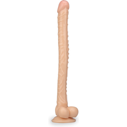 Godemichet ultra long Snake 35,0cm gode vaginal ou anal homme ou femme - Peau claire