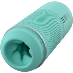 Pow Dual Entry Stroker Masturbateur avec Contrôle d'Aspiration