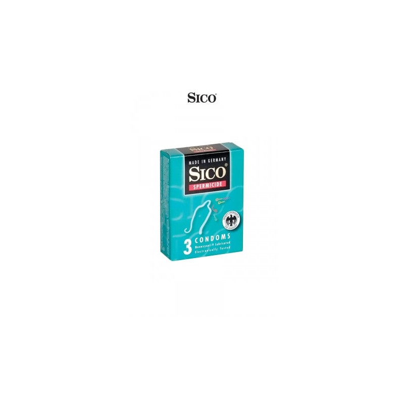 3 préservatifs SPERMICIDE