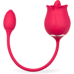 Stimulateur de clitoris langue et œuf vibrant Blooming