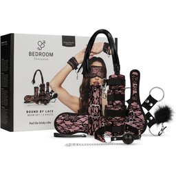 - Bound by Lace - Set SM 8 Pièces - Rose