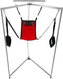 Kit Sling Tissu Rectangle Rouge Armature Grise