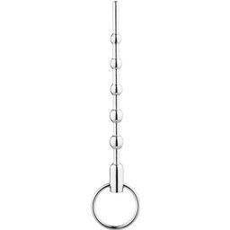 Steel Plug Pénien Solide à Perles Espacées