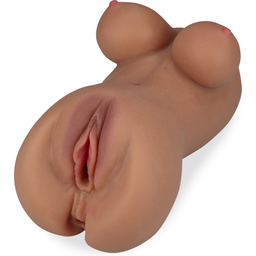 Masturbateur Vagin Réaliste Artificiel Vaginette buste vagin et anus Livie - Peau mate