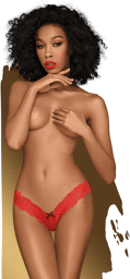String rouge Dangerous darling - PH0133RED Rouge