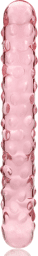 LE 15 GODE EN VERRE BOROSILICATE 18,5 X 3 CM ROSE