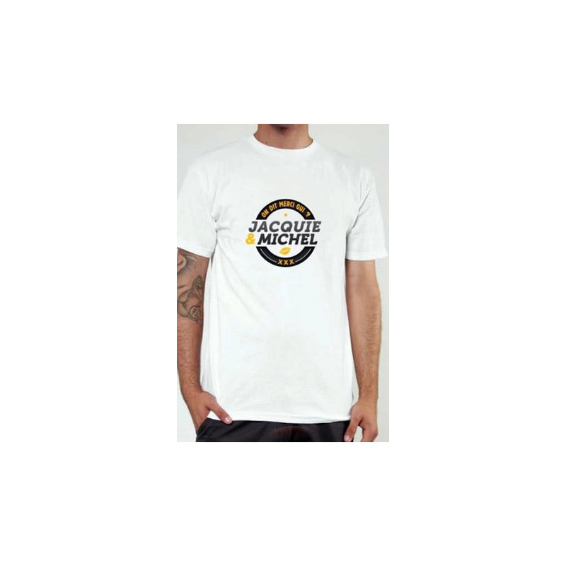 T-shirt Jacquie et Michel n°2 - blanc