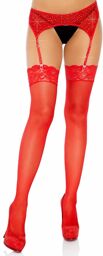 Bas Arabesques Rouges Rouge