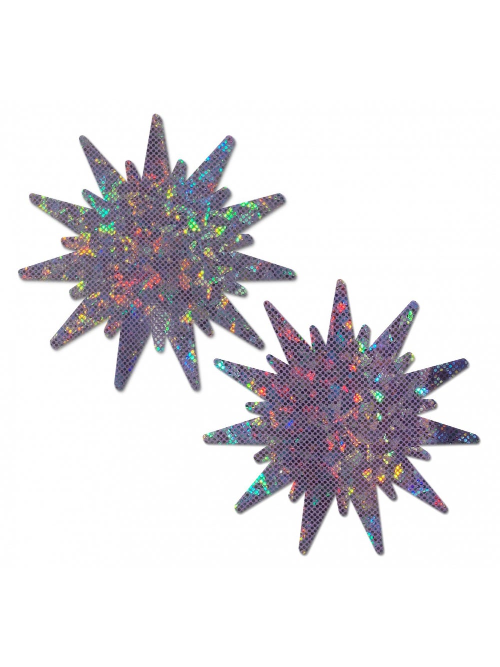 Caches-Tétons Cristaux Disco Violets