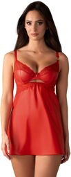 Aliosa nuisette et string - Rouges Rouge