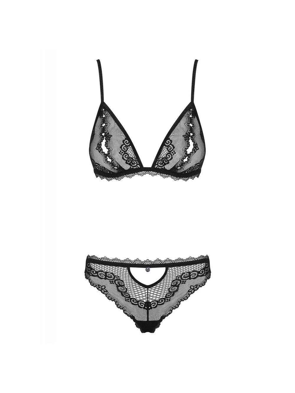 Ensemble 2 Pièces Millagro Dentelle Noir