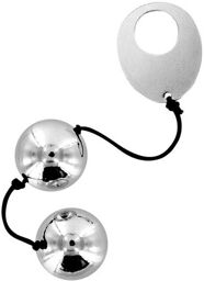 Boules de Geisha en Métal Domino Argent