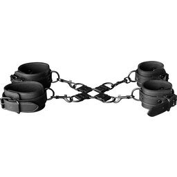 Hogtie Menottes pour Poignets et Chevilles en Cuir Synthétique