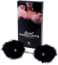Menottes plumes - Noir