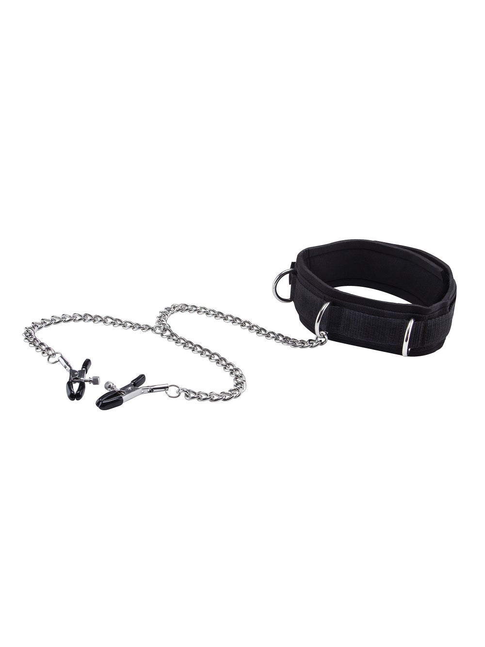 Collier avec Pinces à Tétons Velcro