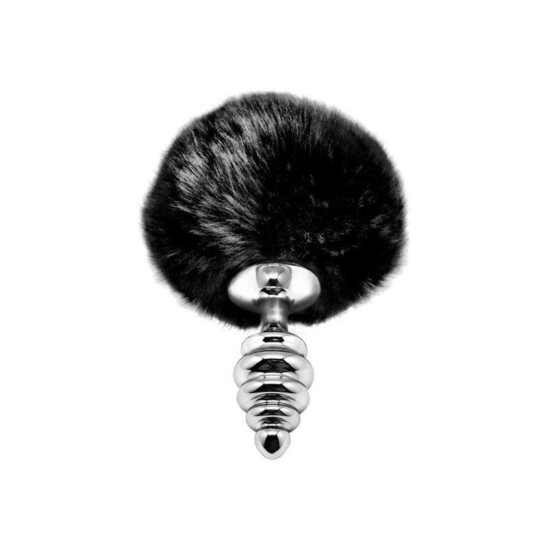 Plug métal Fluffly Twist S noir