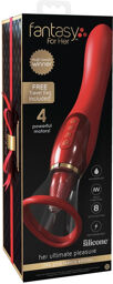 Vibromasseur 3-en-1 avec stimulation clitoridienne, ventouse et vibrations puissantes